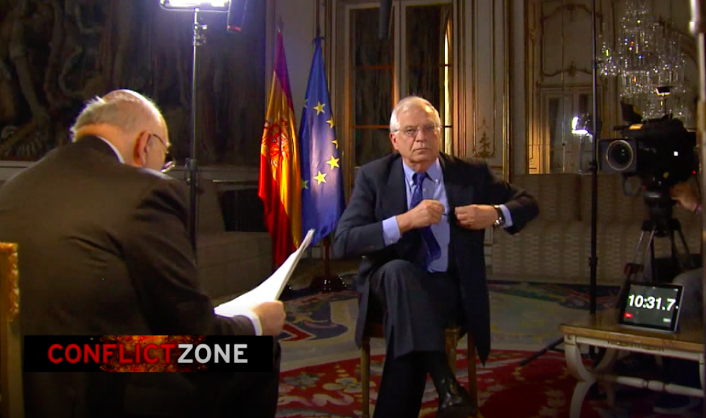 Borrell y los periodistas